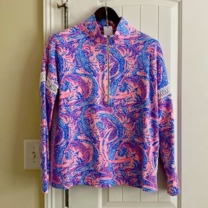 Lilly Pulitzer popover.  Large. Excellent condition. With tags.